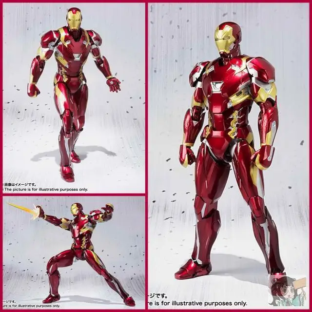 Фигурки героев сериала Железный человек MK46 Marvel Мстители Капитан Америка