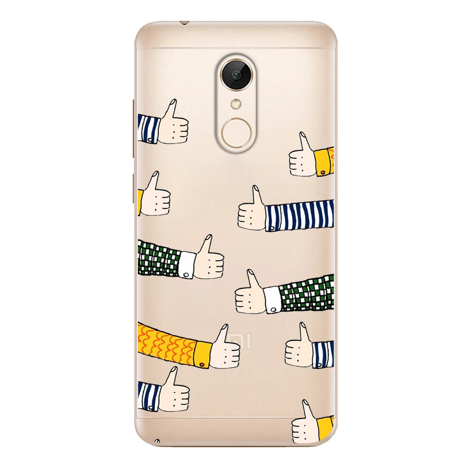 For Xiaomi Redmi 5 Case Cover 5.7&quot Soft TPU Silicone Popular Cool Mask Boxing Cat Middle Finger Star 23 Painted Phone Back |
