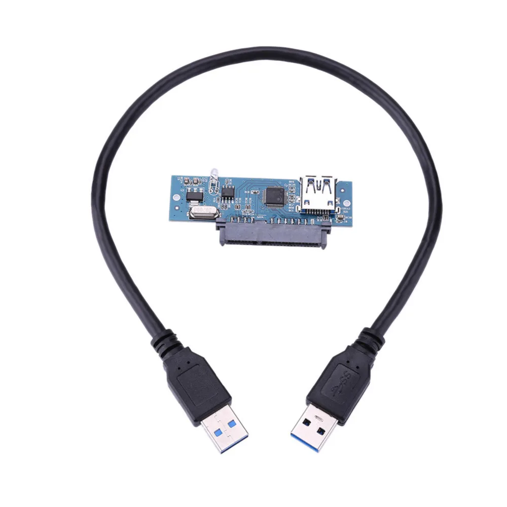 Адаптер для жесткого диска USB 3 0 к 2 5 &quotSATA 7 + 15pin SATA SSD/макс. ТБ HDD ноутбука ПК