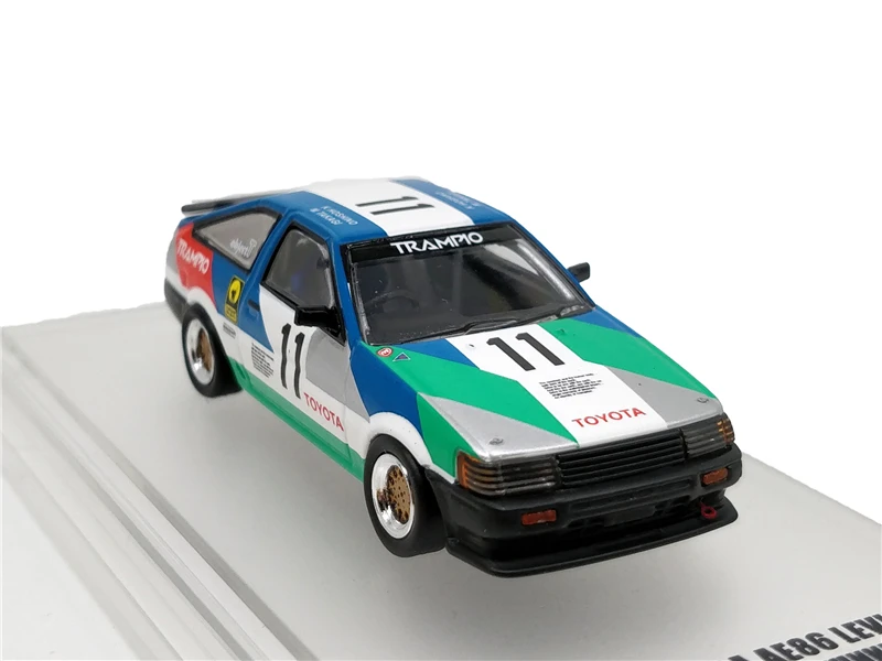 1: 64 INNO64 Toyota Corolla Lewin AE86#11 Trampio гоночная литая модель автомобиля