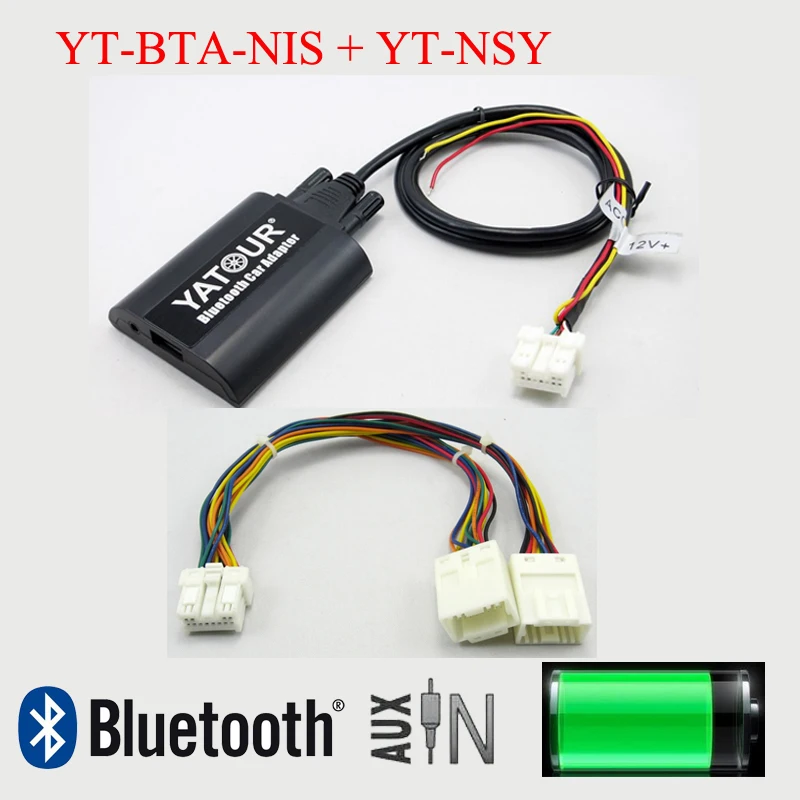 Автомобильный MP3 Bluetooth AUX адаптер Yatour для Nissan Infiniti с навигационной системой|adapter