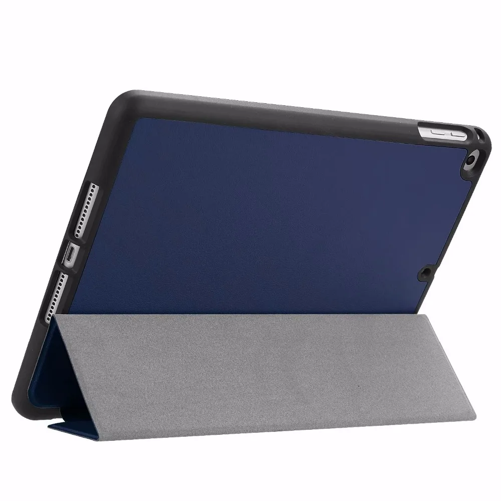 Премиум кожаный смарт-чехол для Apple iPad 9,7 6 6th поколения A1893 A1954 9,7 5 5th Gen A1822 A1823 чехол+ Защитная пленка+ ручка