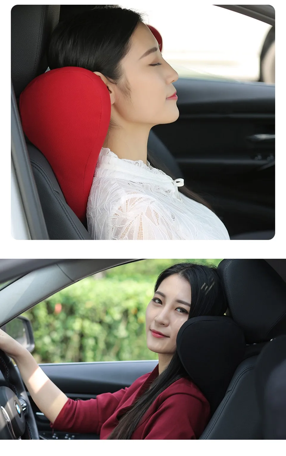 LOEN U shape Memory хлопковая Автомобильная подушка для шеи подголовник Memory Foam ткань автомобильное сиденье для шеи Подушка для автомобиля путешествия Офис Дом