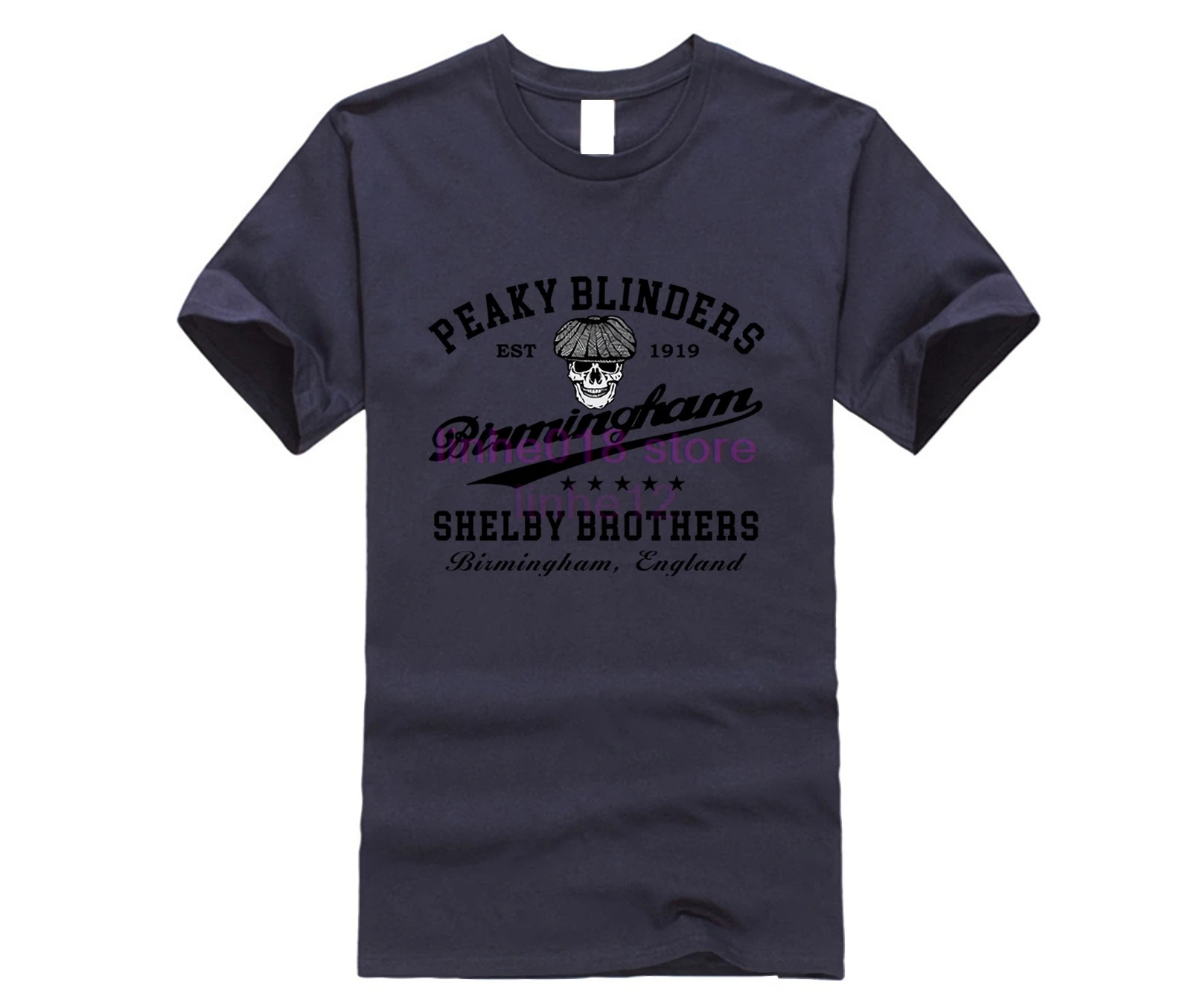 Retro Tee Peaky Blinders Clothing Male Plus Size Camiseta T Shirt Basic Movie T-shirt Dropshipping Tshirt Apparel | Мужская одежда