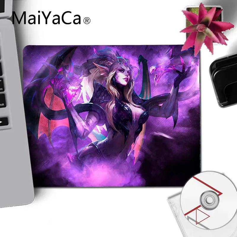 No LockEdge 18x22cm MaiYaCa в запасе Zyra индивидуальный игровой коврик для мыши для ноутбука большой коврик для мыши ПК компьютерный коврик - Цвет: No LockEdge 18x22cm