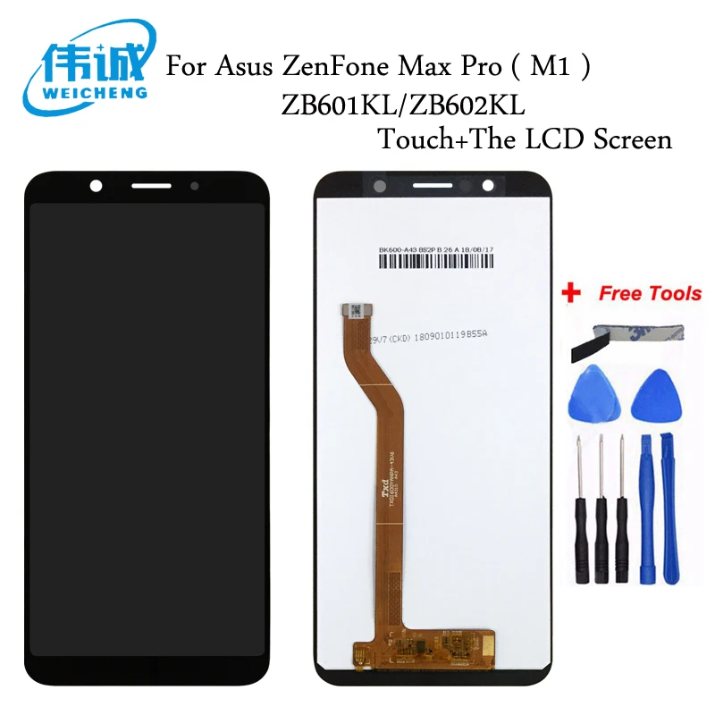 ЖК-дисплей для Asus ZenFone Max Pro M1 LCD ZB601KL ZB602KL с сенсорным экраном и дигитайзером в сборе