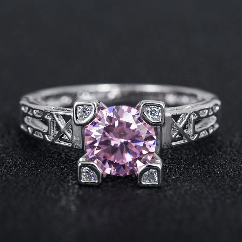 Модные украшения Кубический Кольцо из циркония для женщин Anillos Fancinating невесты