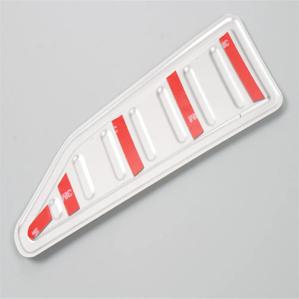 

Foot Pedal Rest Plate For Jeep Renegade Aluminium 2015-2016 Red Silver 1pc Car Medal High Quality