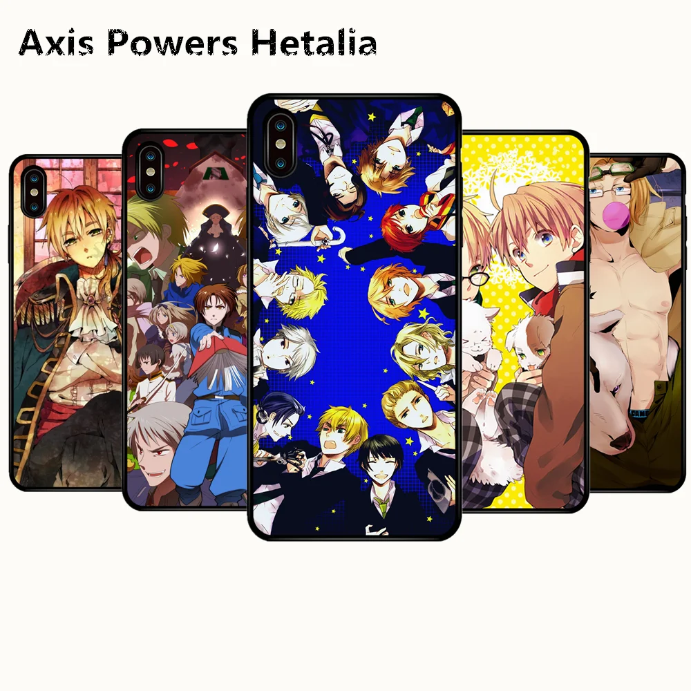 Чехол для телефона Axis Powers Hetalia Solf Iphone XR XS X 6 7 8 Plus Oppo VIVO HUAWEI XIAOMI|Рисование и
