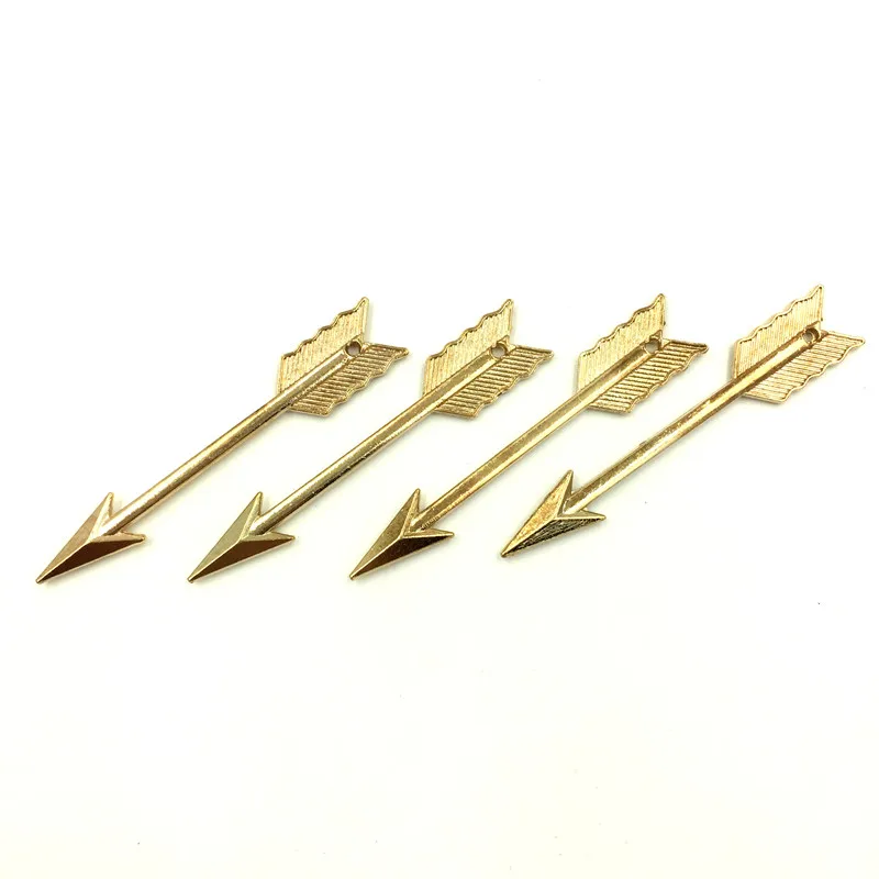 10 шт. брелоки в форме стрелы золотого цвета 62x11 мм|pendants jewelry making|arrow pendantjewelry pendant |