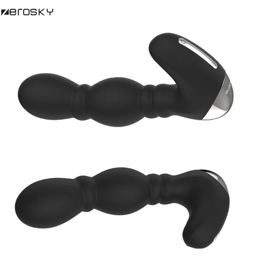2 Powerful Motors Remote Control Prostate Massage USB Charging Sex Toys for Men Anal Plug Vibrator Prostage Massager Zerosky | Красота и