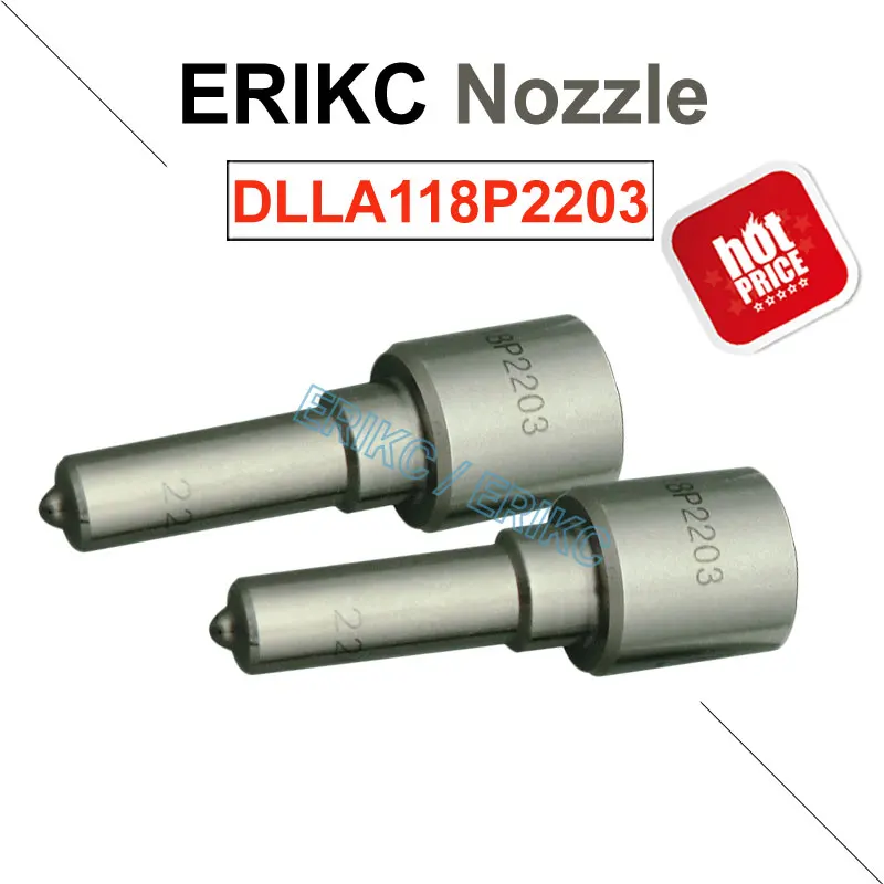 

ERIKC DLLA 118 P 2203 auto components injector nozzle 0433172203 fuel oil nozzle assembly DLLA118P2203 for 0445120125,0445120236