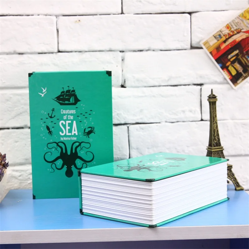 Size S Password Hidden Book Safe Box Combination Lock Security Strongbox Steel Home Office Car Travel Money Phone Safes | Безопасность и