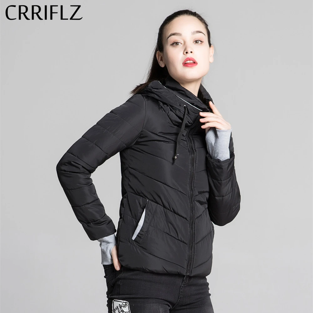 CRRIFLZ Новинка 2019 года Зимняя коллекция куртка для женщин мужские парки утепленная