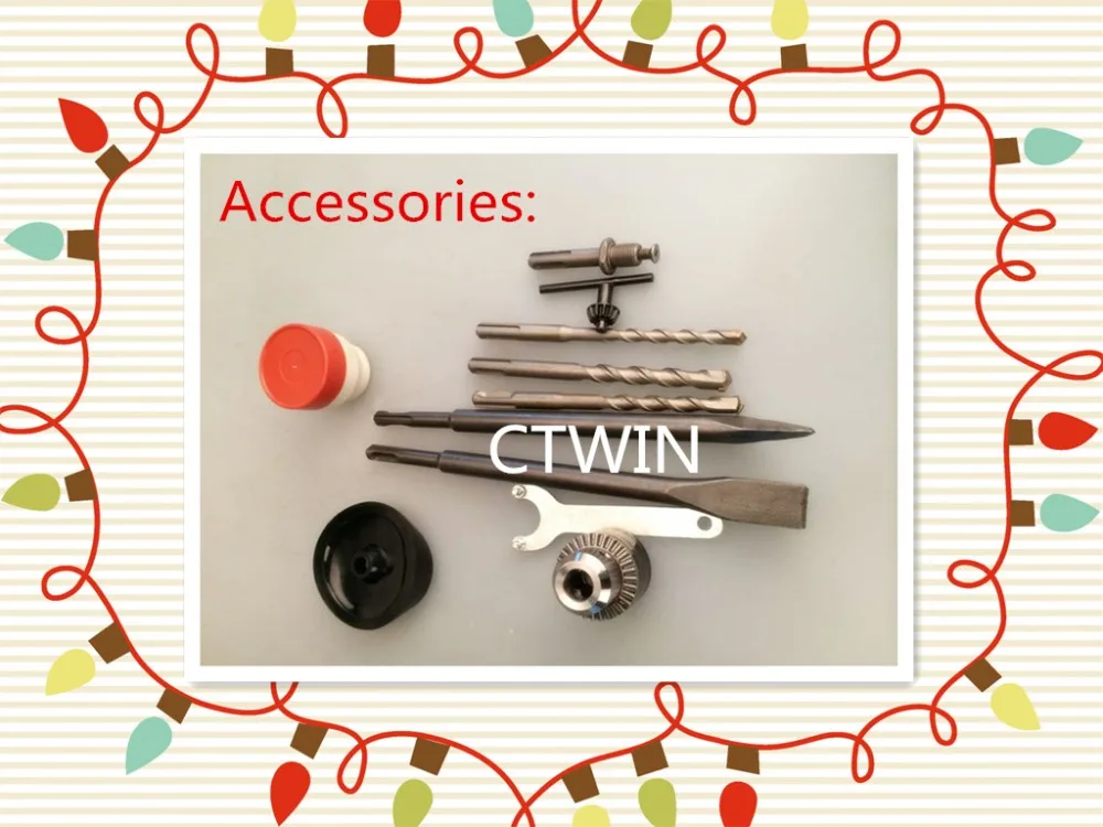 Новинка 1500 года многофункциональный мощный Электроинструмент SDS PLUS Вт/32 мм для