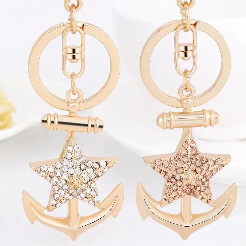 Брелок для ключей из сплава с принтом звезд | Украшения и аксессуары