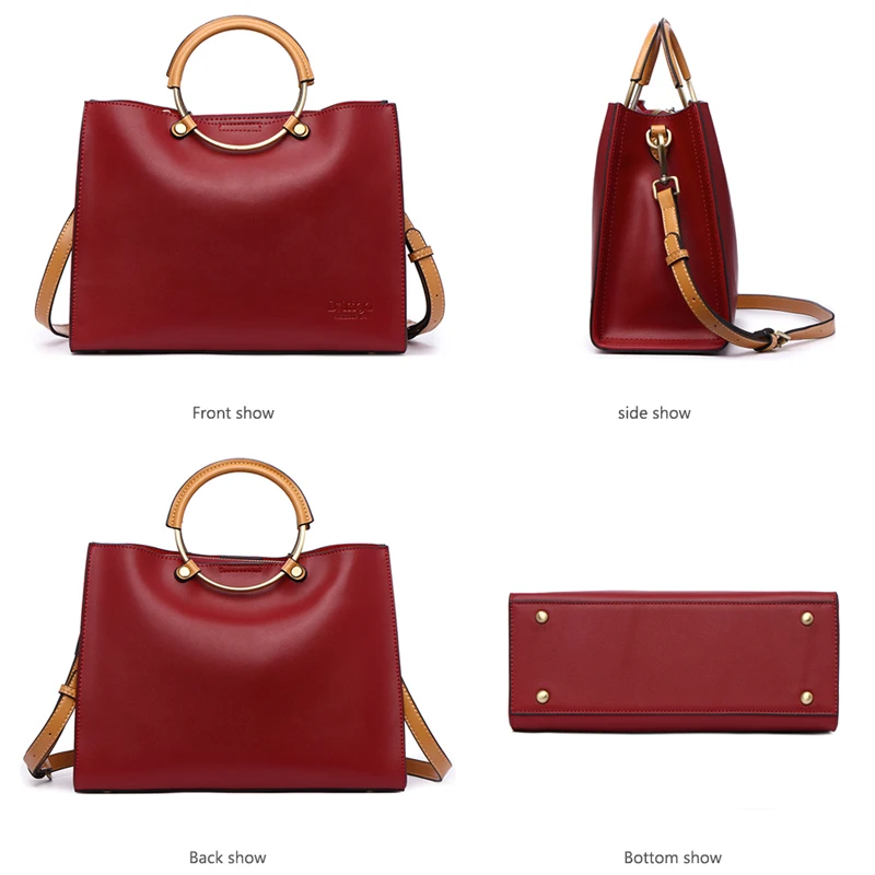 Женские дизайнерские сумки BVLRIGA из натуральной кожи с кольцом известных брендов