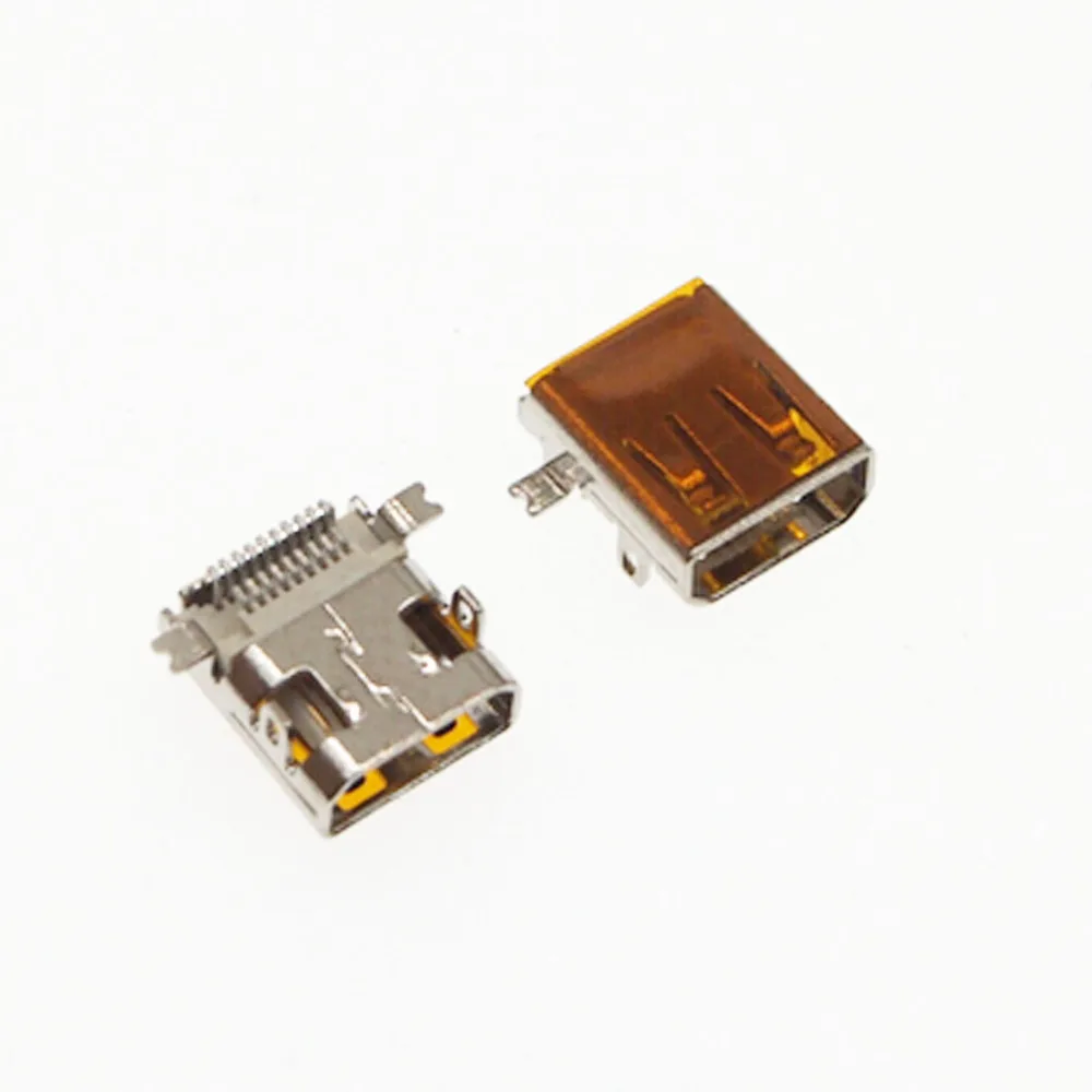 100 шт. 19P MICRO HDMI гнездо D типа с наклейкой SMT + DIP foot | Электроника