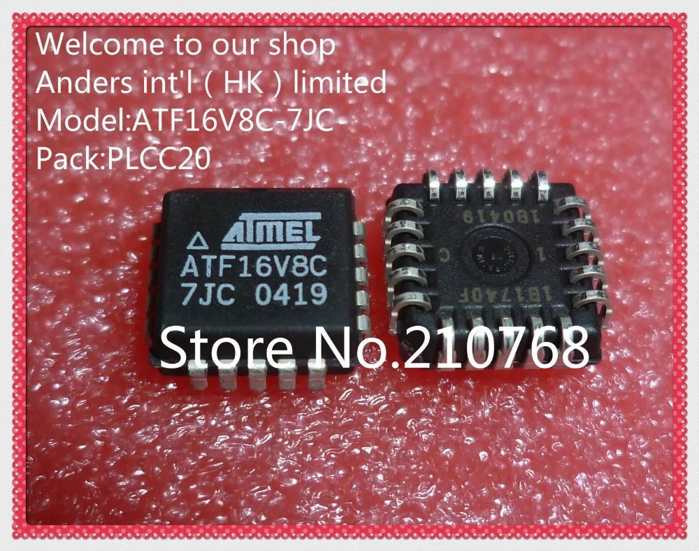 100% Новинка оригинал ATF16V8C 7JC ATF16V8 16V8C 16V8 PLCC20|atmel avr usb programmer|atmel fpgaatmel atmega64 |