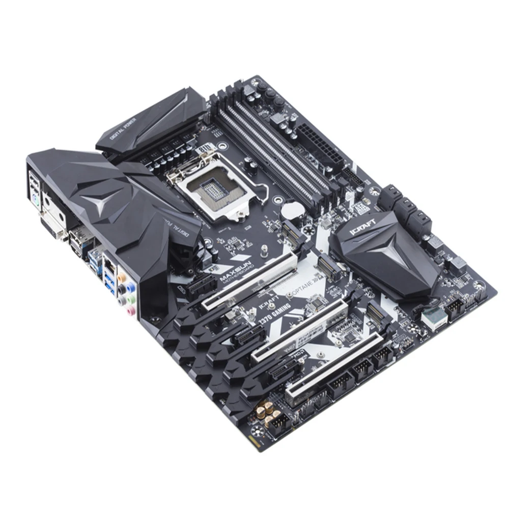 MAXSUN iCraft Z370 игровой материнской платы DVI + HDMI DP двухканальный DDR4 3200 (OC) /2133 мГц памяти