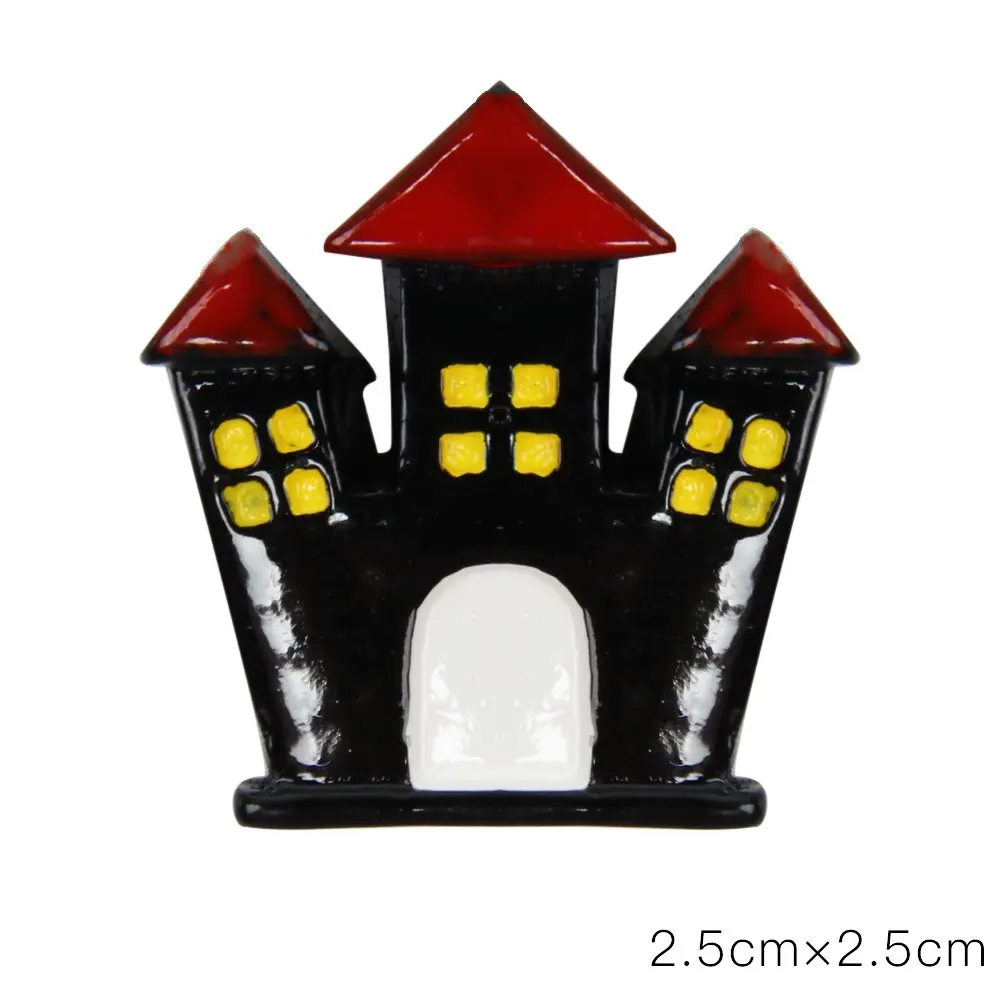 IBOWS Новый 10 шт. паук Тыква призрак каучуковый кабошон с плоским основанием Kawaii DIY