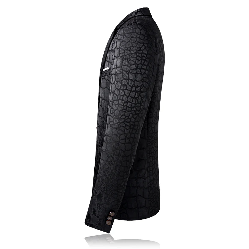 Plyesxale Марка черный пиджак для мужчин 2018 Осень Slim Fit мужской повседневный Блейзер