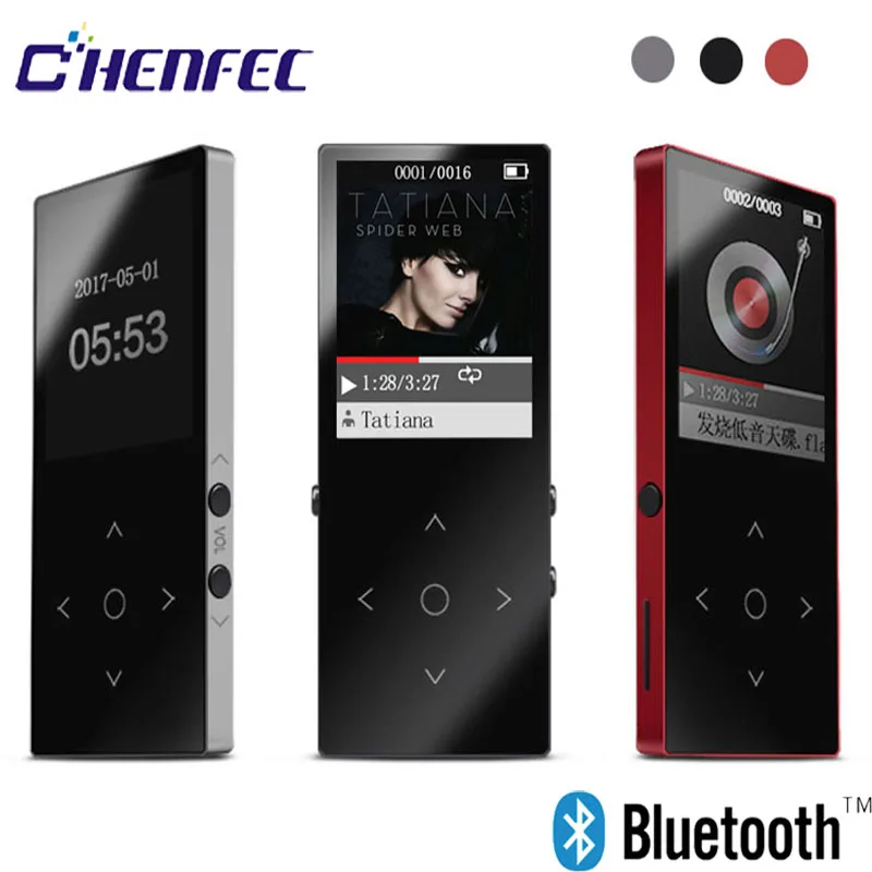 BENJIE Bluetooth MP4 плеер динамик 16 Гб Высокое качество без потерь Музыкальный плеер с 1,8 дюймовым экраном Поддержка FM SD карты USB Walkwan