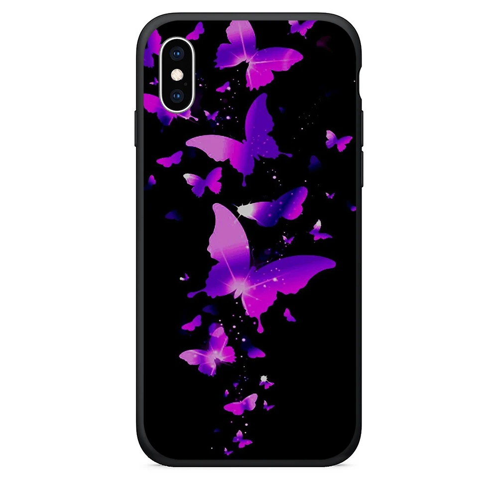 Ghostly Мягкий ТПУ милый Задний защитный чехол для телефона 6s Чехол черный