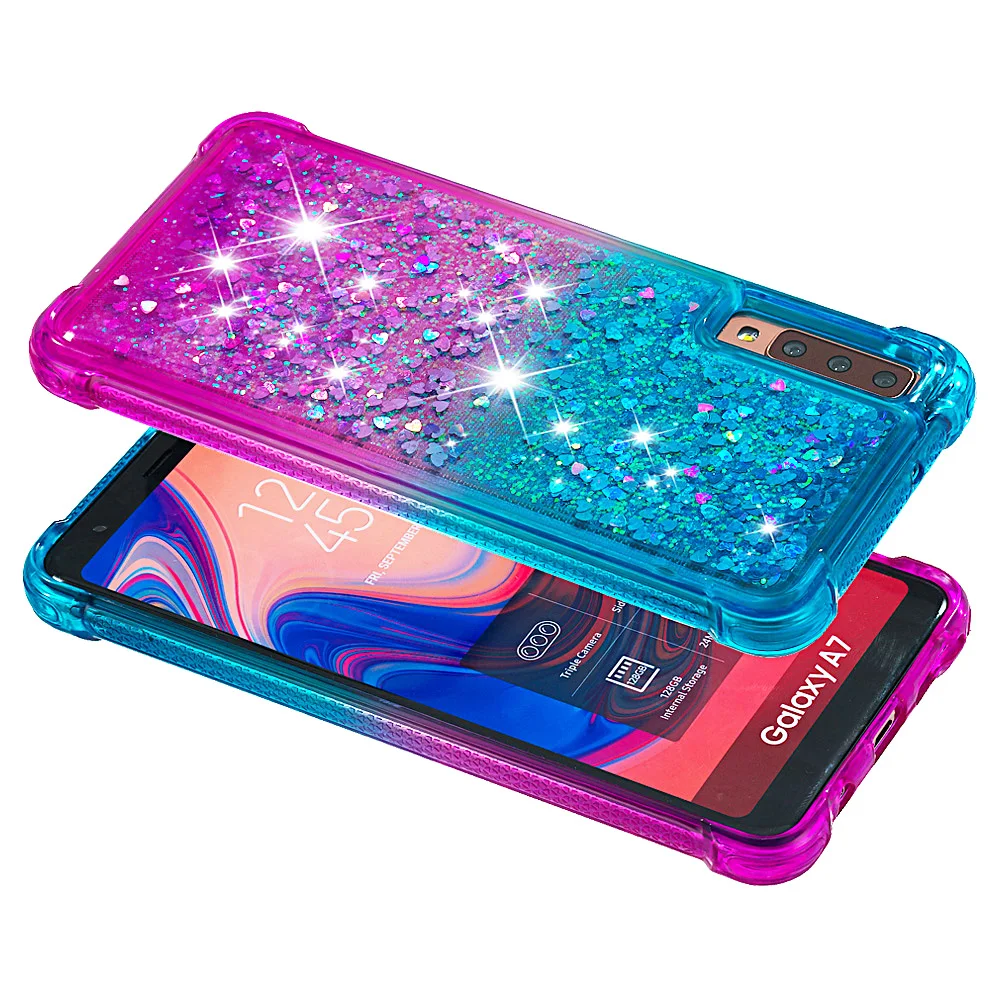Чехол для Samsung Galaxy A7 2018 мягкий силиконовый чехол A750|Бамперы| |