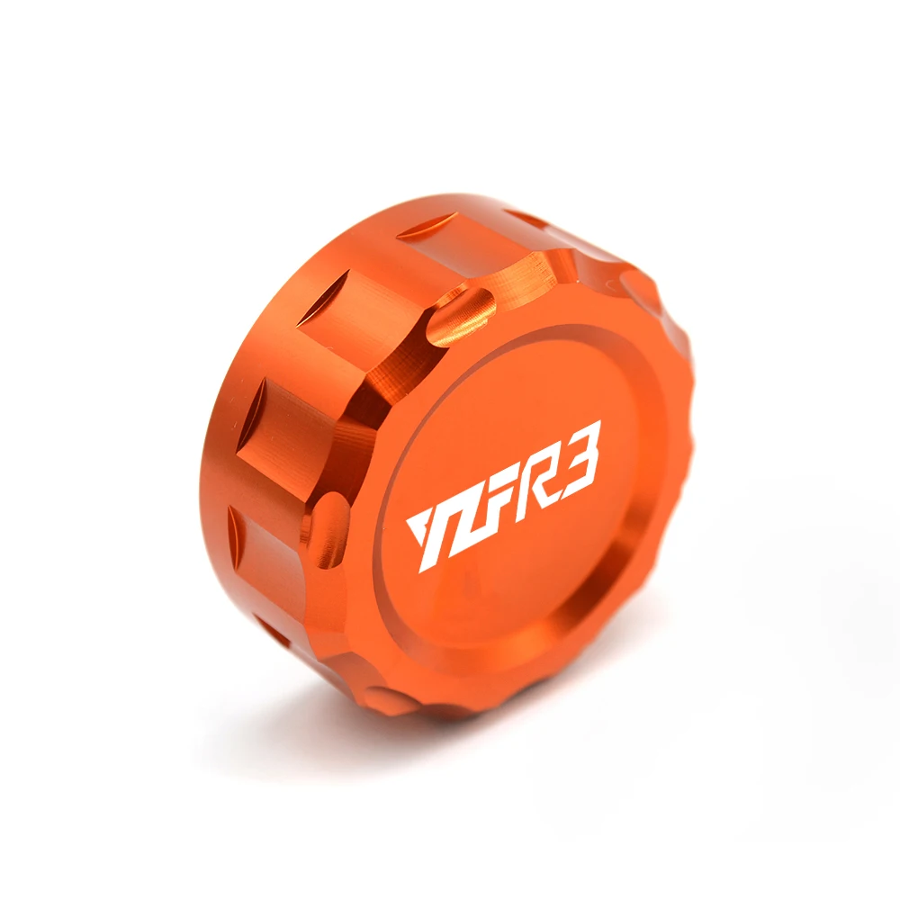Крышки резервуара заднего тормоза CNC Крышка Резервуара цилиндра для YAMAHA YZF R3 YZFR3
