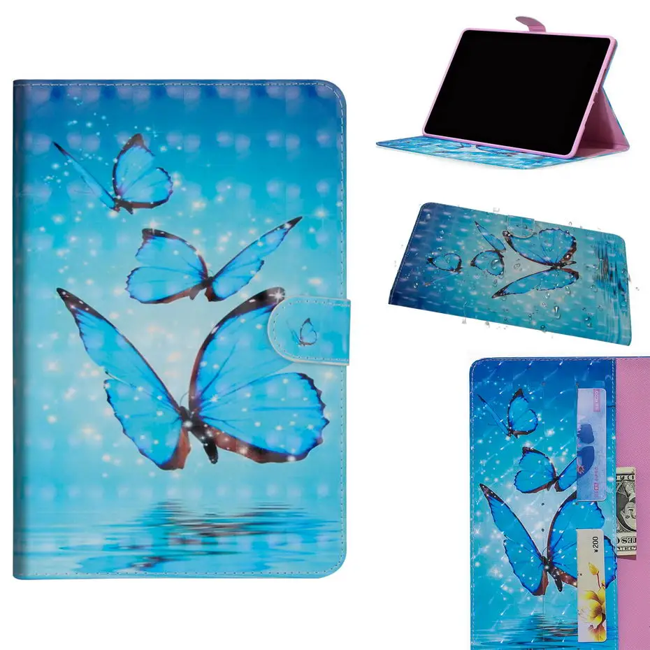 Case For iPad Pro 11&quot 2018 Smart Cover Funda New 11 inch 3D Vision PU Leather Stand Skin Shell +Film+Pen | Компьютеры и офис