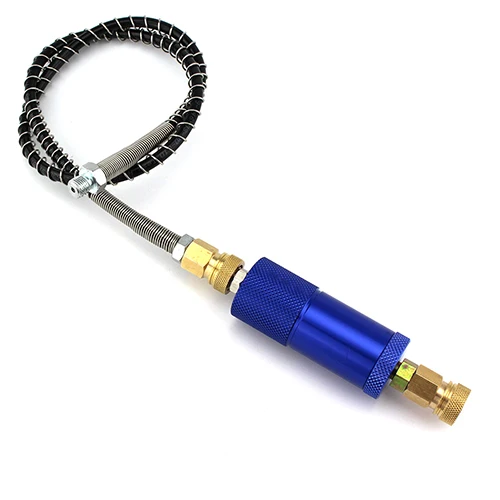 blue1 connector hose 300 бар 4500PSI ручной насос высокого давления воздушный фильтр для пейнтбола PCP насос водоотделитель M10x1 Резьба 50 см шланг 8 мм - Цвет: blue1 connector hose