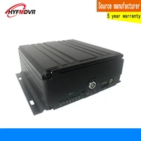 factory sale 4 channel hard disk sd card dual storage mobile dvr car local monitoring