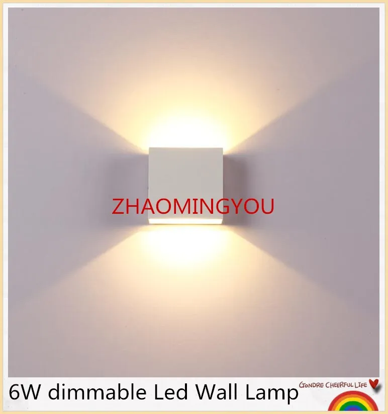 Вы 6 Вт dimmable настенный светильник Apliques сравнению lamparas де бра спальня светодиодный
