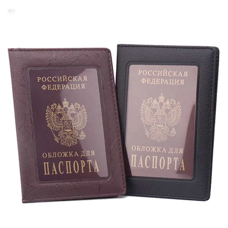 Кожаный держатель для паспорта Пара моделей Женский чехол карточек унисекс