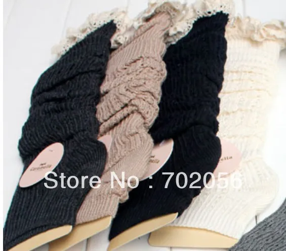 Рисунок 5 - Кружевные вязаные гетры с рюшами