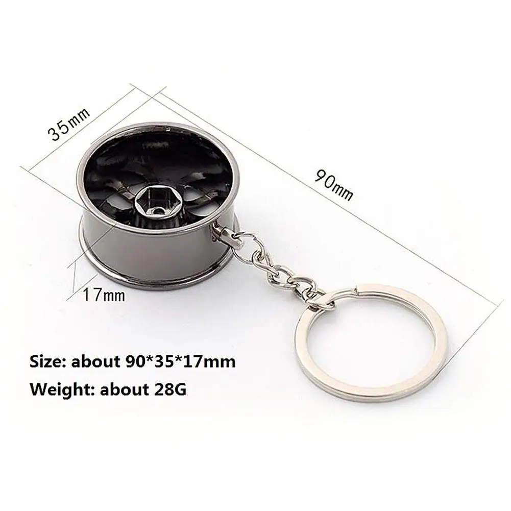 

Car Keychain Wheel Tire Styling Creative Car Key Ring Auto Car Key Chain Keyring Accessories For BMW Audi Honda Ford New