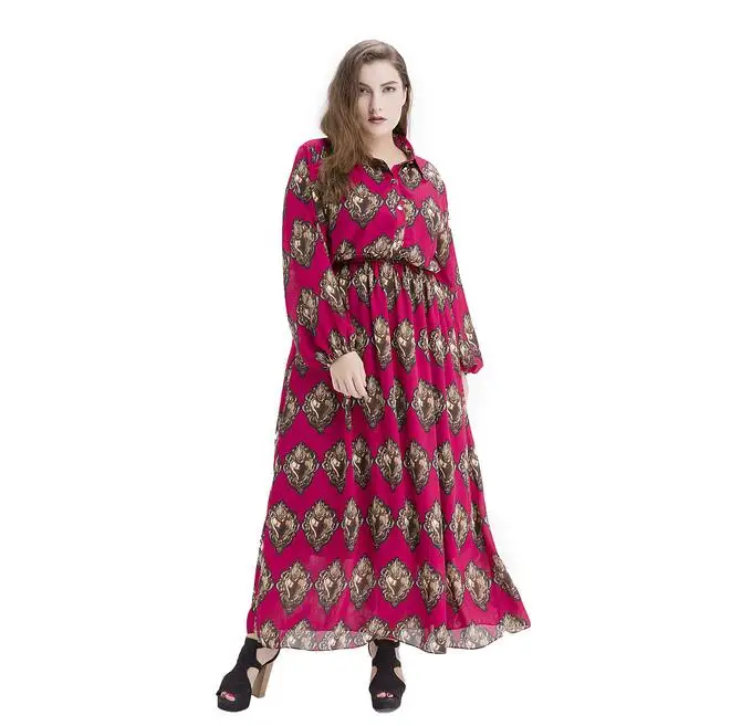 Женская шифоновая Макси рубашка с длинным рукавом и принтом|chiffon maxi|maxi dresschiffon maxi