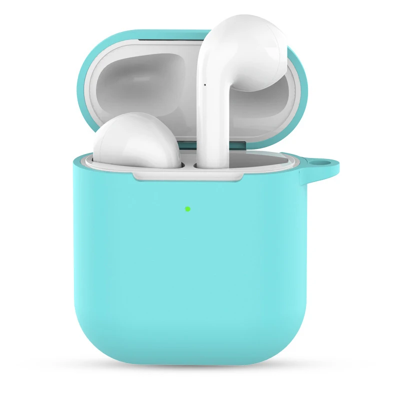 2 Чехол для наушников Apple AirPods 2 силиконовый чехол беспроводные Bluetooth наушники Air Pods защитный чехол для AirPod Silm чехол - Цвет: 2