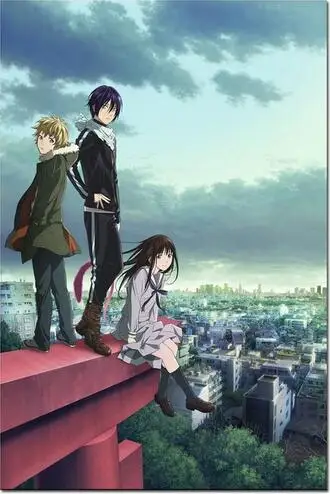 Noragami Yato Yukine Горячая Аниме искусство настенный Декор Шелковый Принт плакат