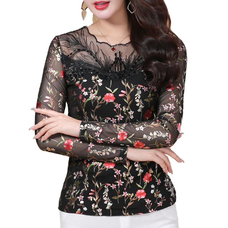 Blusas mujer de moda 2020 модная женская блузка рубашка плюс размер 4XL blusas открытые офисные