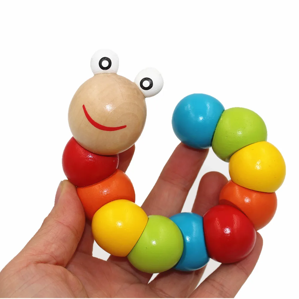 Baby Toys Дерево Погремушки Kids Раннее Образование for детские Мальчики Девочки