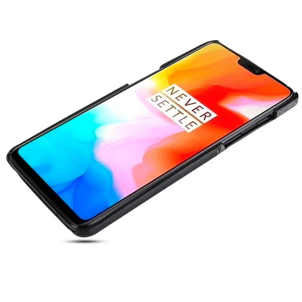 IMIDO Роскошный кожаный чехол для телефона из искусственной кожи One Plus 6 силикона и