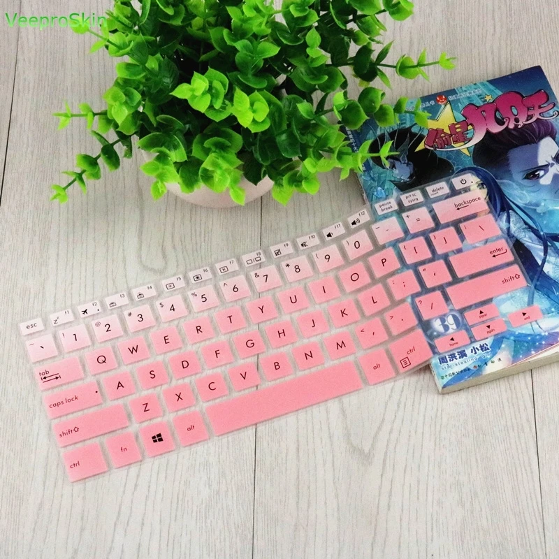 fadepink Для Asus Vivobook S406 S406U S406U-ABM UX461 14 дюймов чехол для клавиатуры ноутбука протектор - Цвет: fadepink