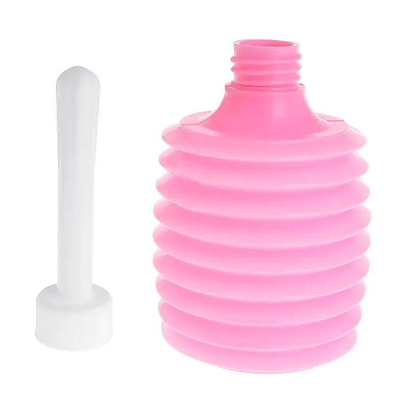 Pink Color Sex shop Anal toys anal plug 200ML Disposable Enema Rectal Syringe Vaginal Douche Cleaning Butt Plug-10 | Красота и