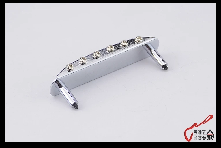 1 компл. GuitarFamily латунь резьбовые Седла Винтаж Jazzmaster/Jaguar/Mustang Тип мост хром(#1249) Сделано в Корее