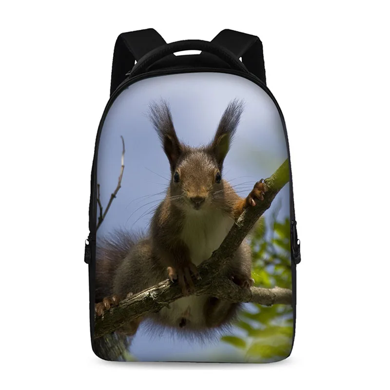 Рюкзак для компьютера Лесная белка модный школьный рюкзак начальной школы| |