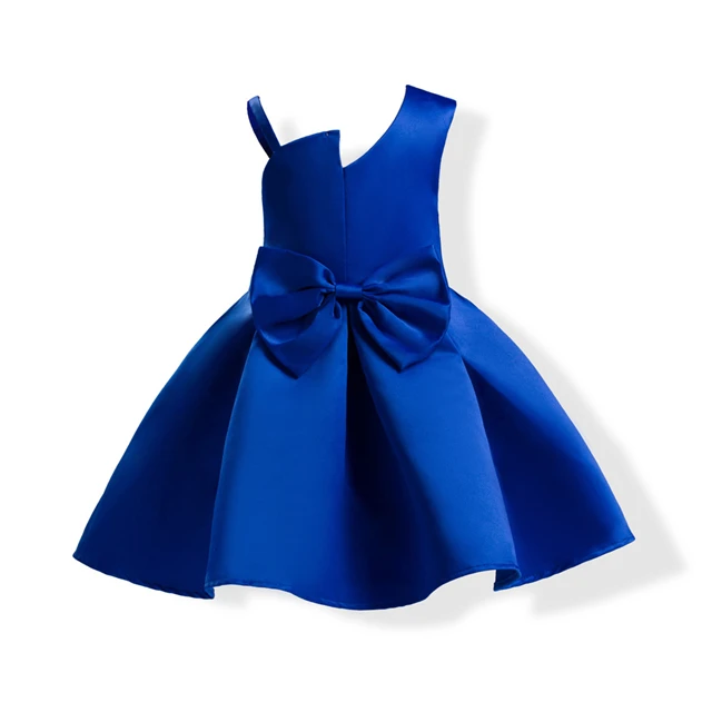 

Cute Kids Dresses For Girls Summer Bow Little Girls Party Dress Princess 2018 Sleeveless Children Dress