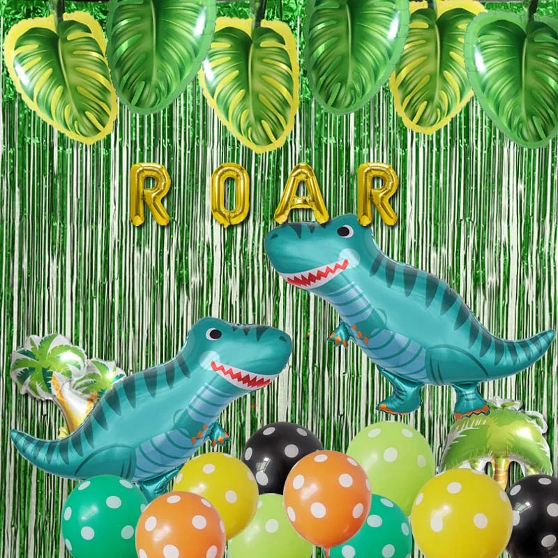 38 шт. динозавров тематическая вечеринка на день рождения Декор воздушные шары
