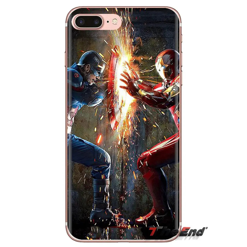 Чехол для мобильного телефона Marvel's Captain America Civil War Oneplus 3T 5T 6T Nokia 2 3 5 6 8 9 230 3310 1 7 Plus
